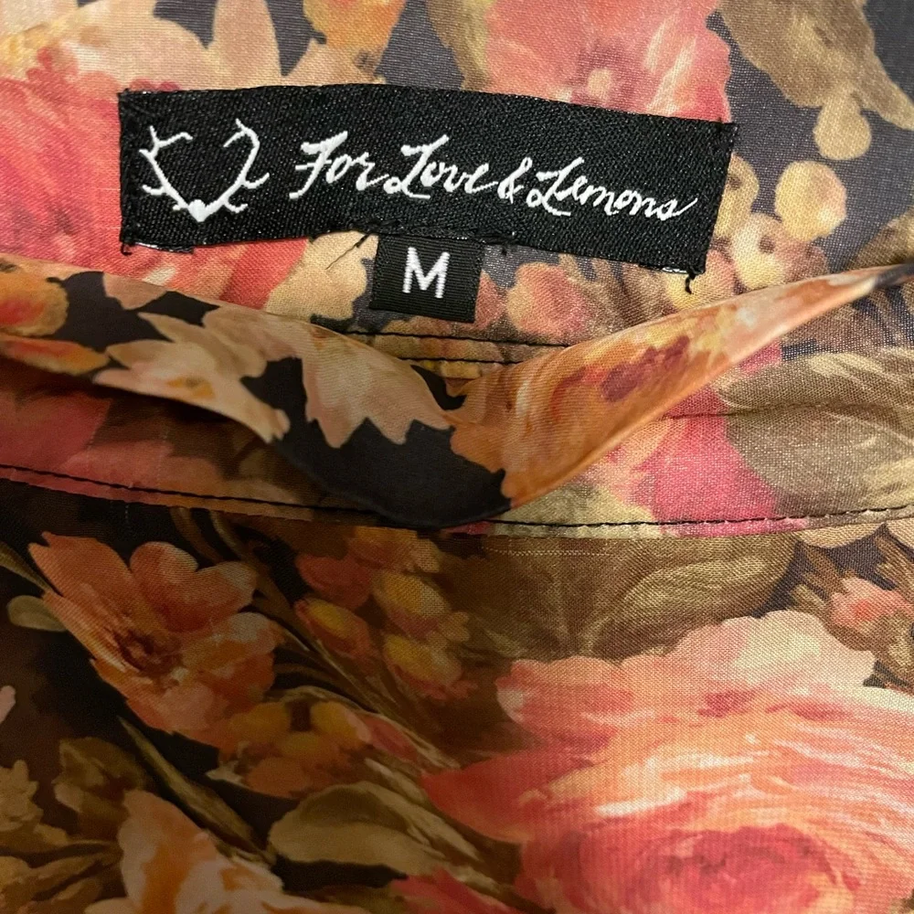 For Love and Lemons Sheer Floral Maxi Skirt - Picture 3 of 3
